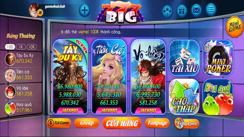 Big777 - Tận hưởng trọn đam mê với cổng game đổi thưởng hấp dẫn